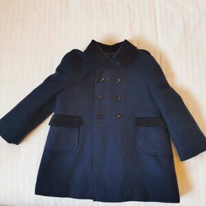 Vintage F.W. Fischer Girls Wool Dress Coat